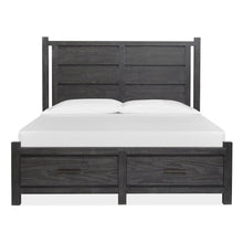 Plum Creek Ravenwood Black Queen Panel Storage Bed