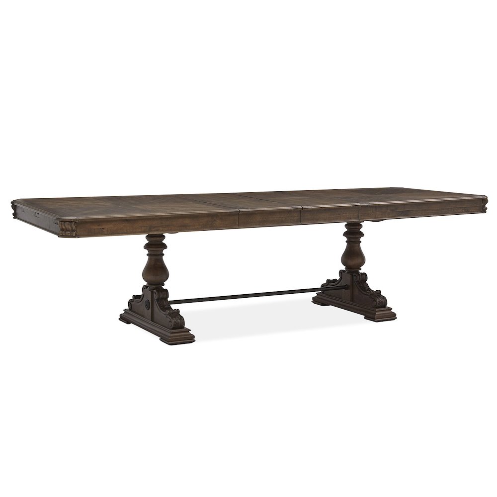 Durango Willadeene Brown Extendable Trestle Dining Table