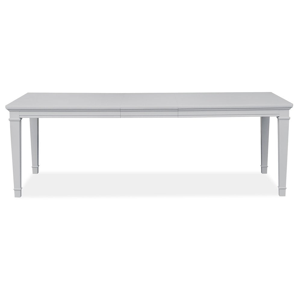 Charleston Harbor Gray Grey Extendable Rectangular Dining Table