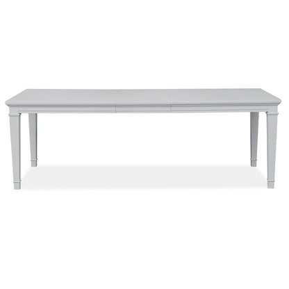 Charleston Harbor Gray Grey Extendable Rectangular Dining Table
