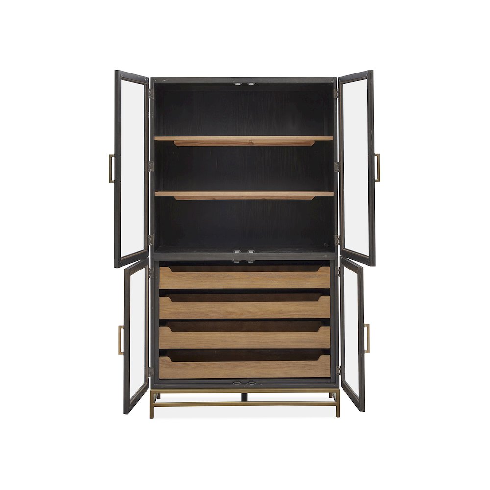 Lindon Coffee Bean Two Tone Cabinet