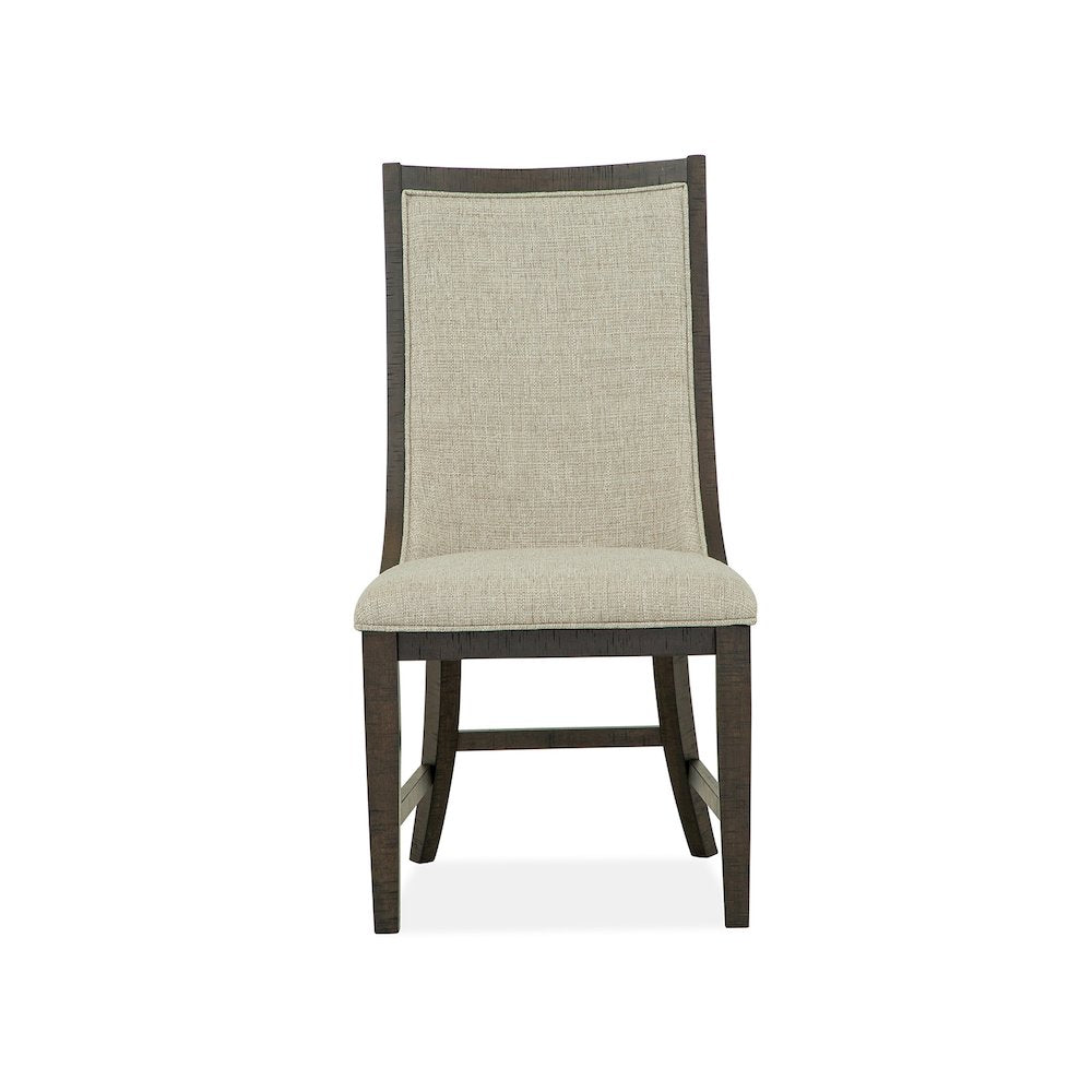 Westley Falls Graphite Upholstered Host Chair Two Pack