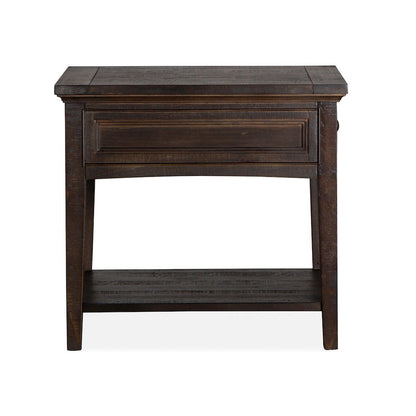 Westley Falls Graphite Rectangular End Table
