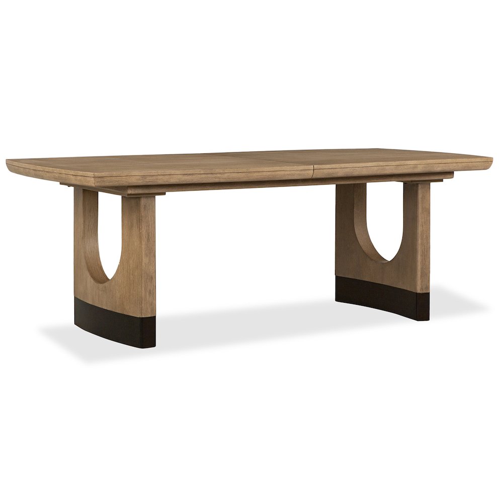 Tristan Swiss Coffee Extendable Trestle Dining Table