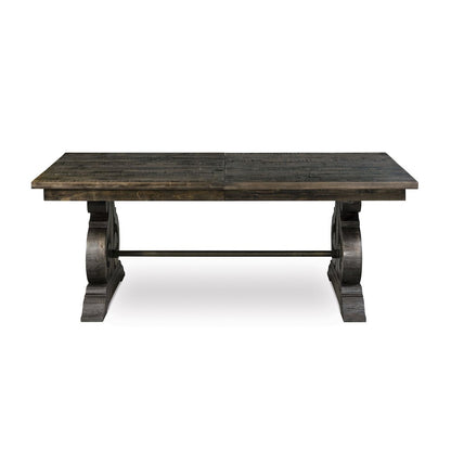 Bellamy Peppercorn Extendable Rectangular Dining Table