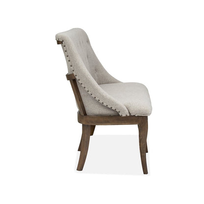 Roxbury Manor Homestead Brown Upholstered Bench