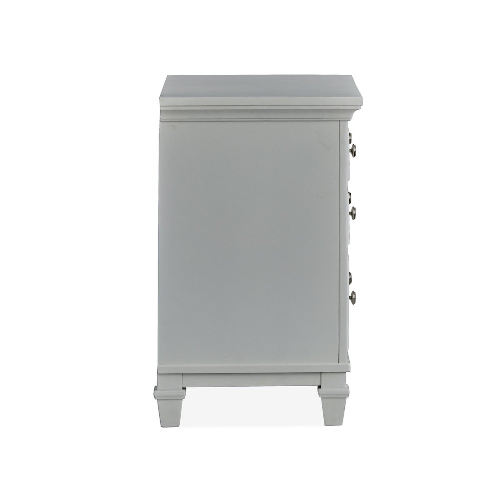 Charleston Harbor Gray Grey Drawer Nightstand