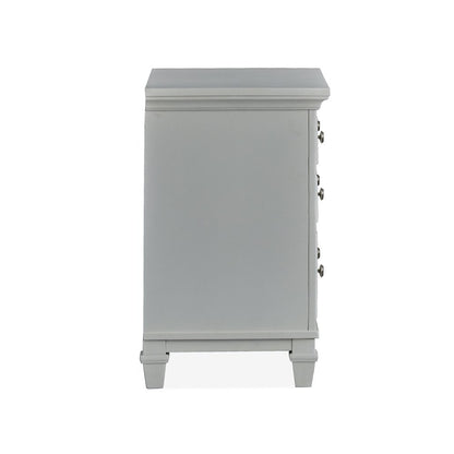 Charleston Harbor Gray Grey Drawer Nightstand