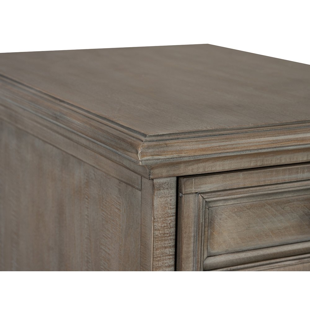 Lancaster Dovetail Grey Chairside End Table