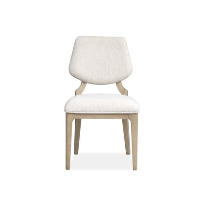 Sunset Cove Sanibel Brown Upholstered Side Chair Two Pack