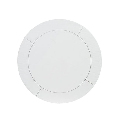 Heron Cove Chalk White Round Accent End Table