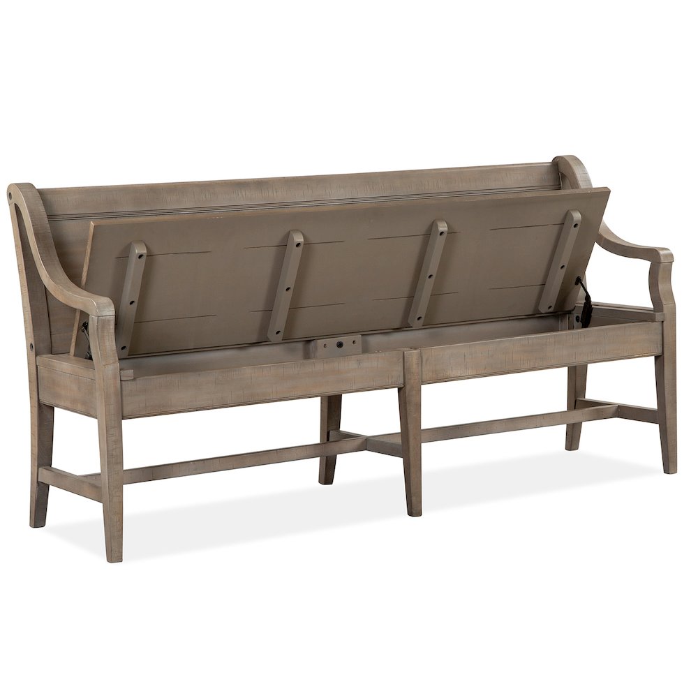 Paxton Place Dovetail Grey Bench