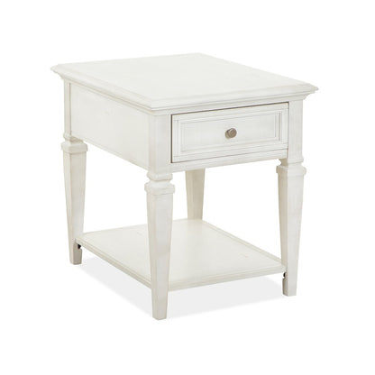 Newport Alabaster Rectangular End Table