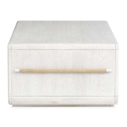 Sunset Cove Moonlight Pearl Rectangular Cocktail Table With Casters