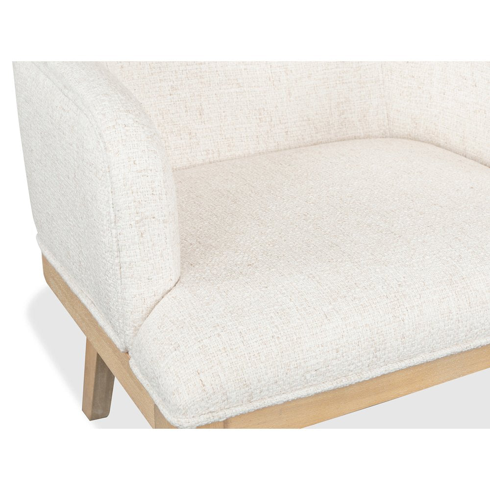 Somerset Butternut Upholstered Arm Chair Two Pack
