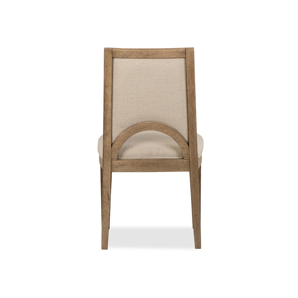 Tristan Swiss Coffee Upholstered Side Chair Two Pack