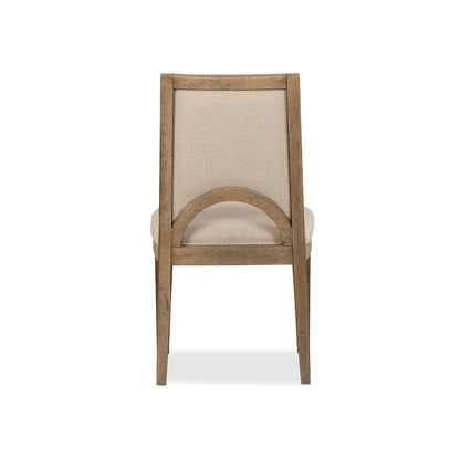 Tristan Swiss Coffee Upholstered Side Chair Two Pack