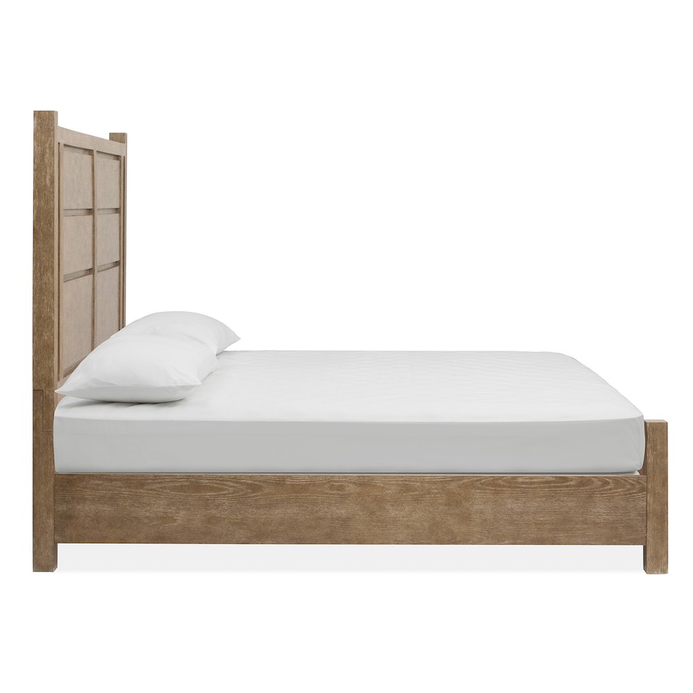 Plum Creek Sierra Brown Queen Panel Bed