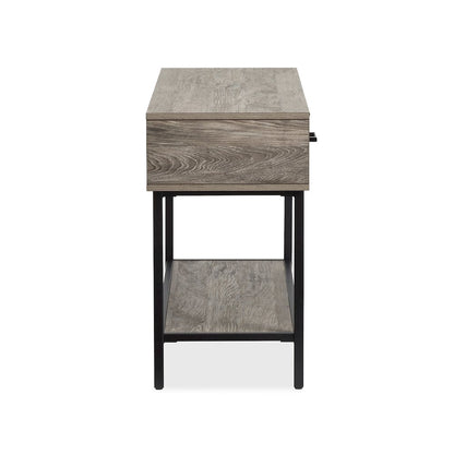 Fenwick Whitetail Brown And Smoke Glass Rectangular Sofa Table
