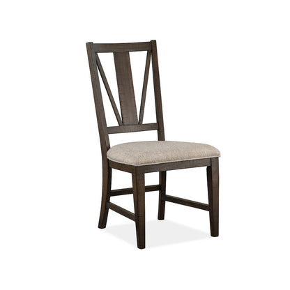 Westley Falls Graphite Upholstered Side Chair Two Pack