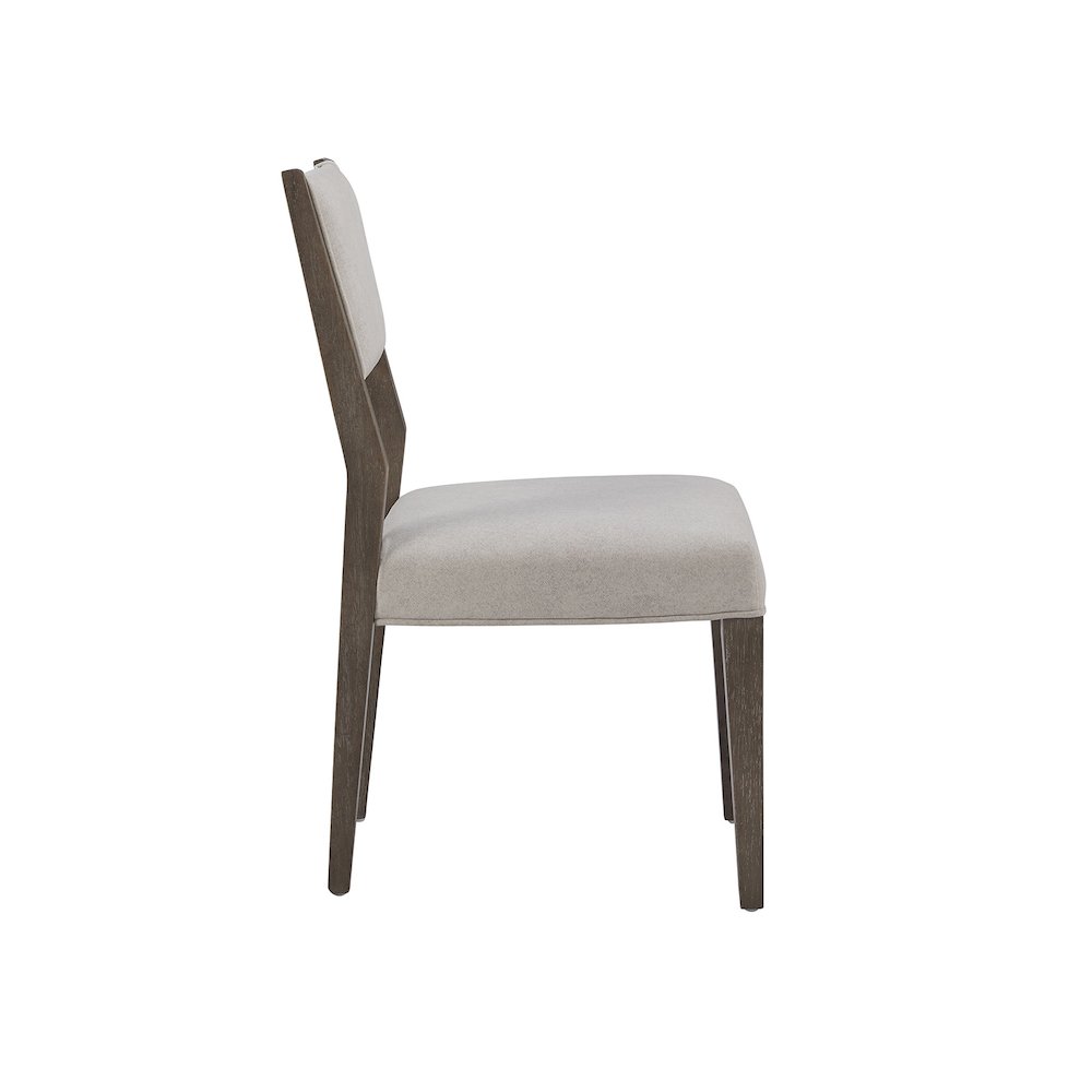 Kavanaugh Weathered Kona Brown Upholstered Side Chair Two Pack