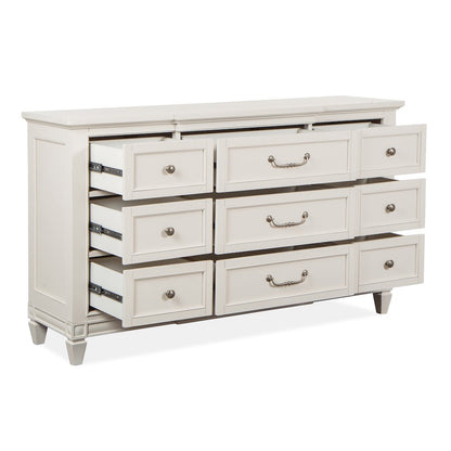 Willowbrook Egg Shell White With Slight Rub Through Drawer Dresser