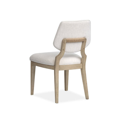 Sunset Cove Sanibel Brown Upholstered Side Chair Two Pack