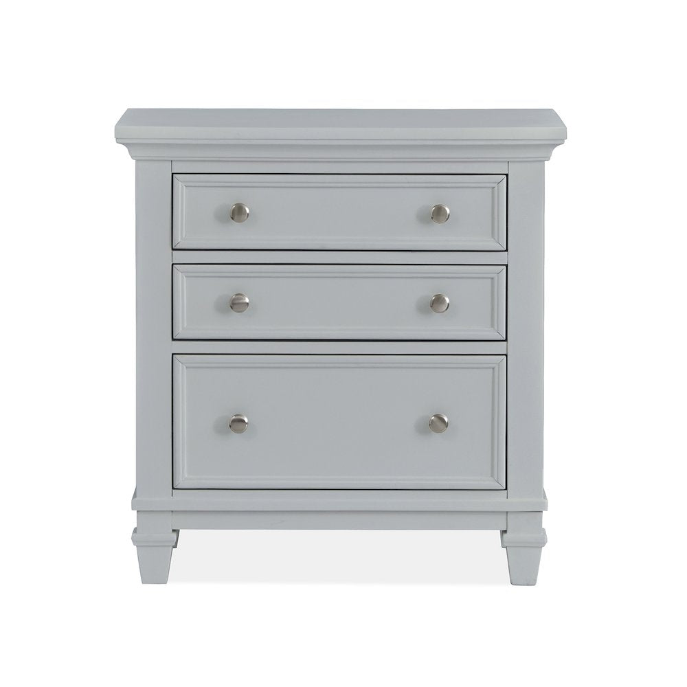 Charleston Harbor Gray Grey Drawer Nightstand