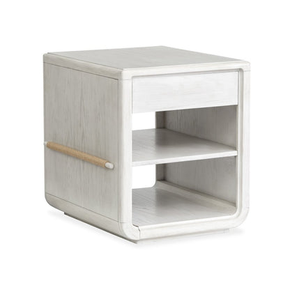 Sunset Cove Moonlight Pearl Chairside End Table