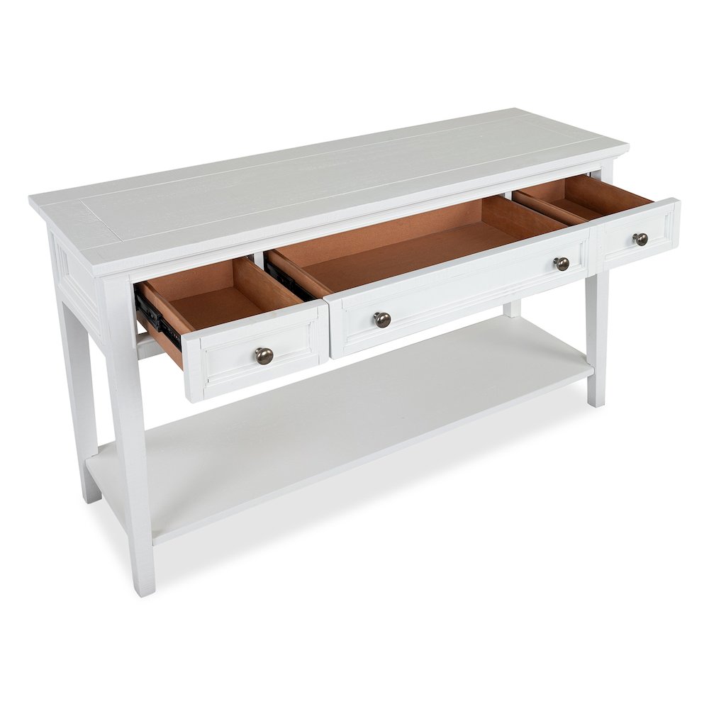 Heron Cove Chalk White Rectangular Sofa Table