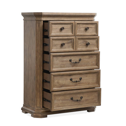 Adler Court Florentine Walnut Drawer Chest