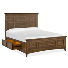 Bay Creek Toasted Nutmeg Queen Panel Storage Bed