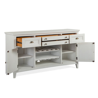 Heron Cove Chalk White And Dovetail Grey Buffet