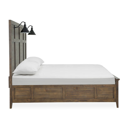 Bay Creek Toasted Nutmeg California King Lamp Panel Bed