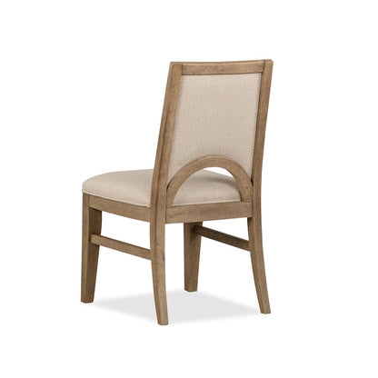 Tristan Swiss Coffee Upholstered Side Chair Two Pack