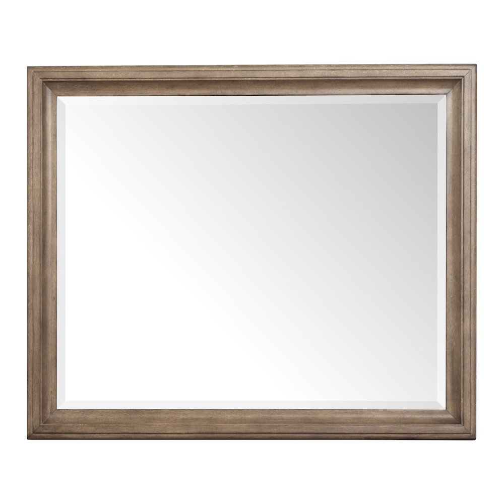 Adler Court Florentine Walnut Drawer Dresser With Landscape Mirror