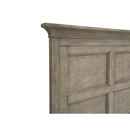 Paxton Place Dovetail Grey California King Panel Storage Bed