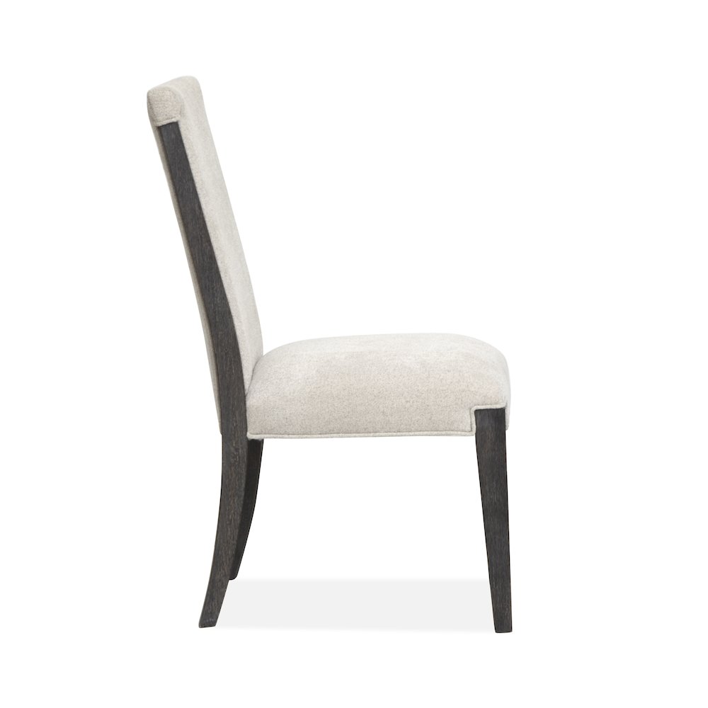 Plum Creek Ravenwood Black Upholstered Side Chair Two Pack