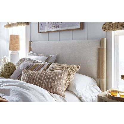 Sunset Cove Sanibel Brown Queen Panel Upholstered Bed