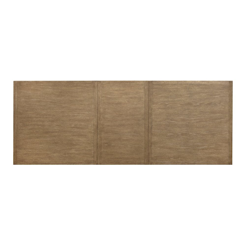 Plum Creek Sierra Brown Extendable Trestle Dining Table