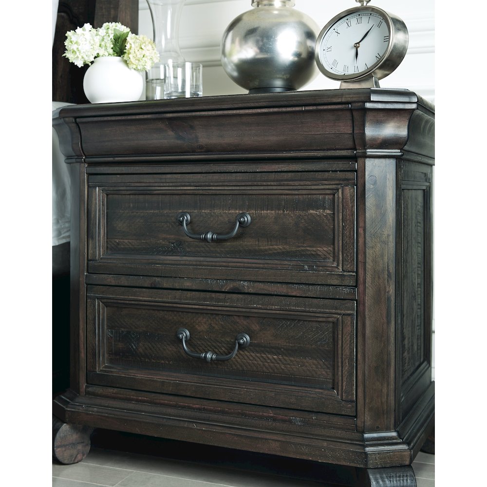 Bellamy Peppercorn Drawer Nightstand