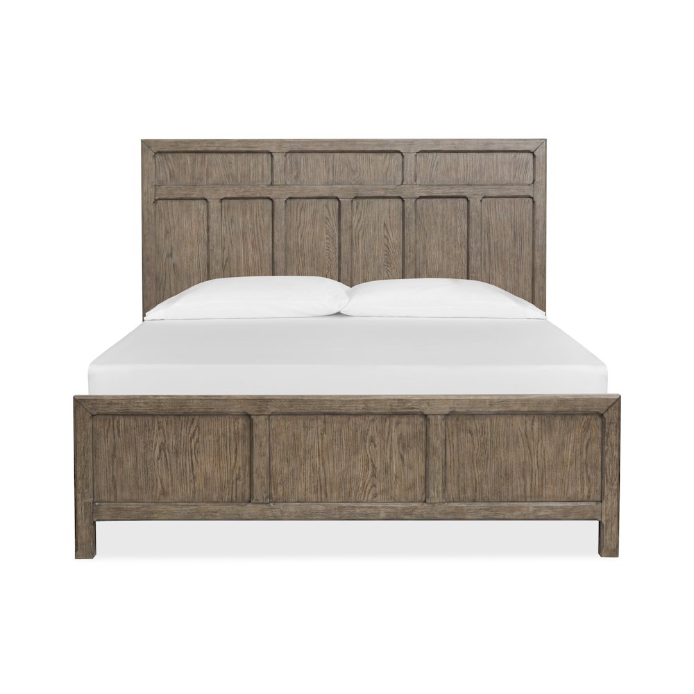 Claremont Smokey Taupe Queen Panel Bed