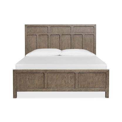 Claremont Smokey Taupe Queen Panel Bed