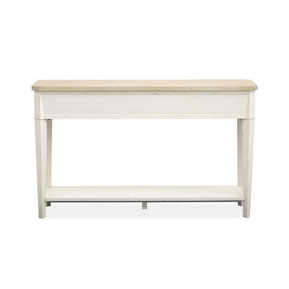 Echo Isles Sea Pearl And Driftwood Rectangular Sofa Table