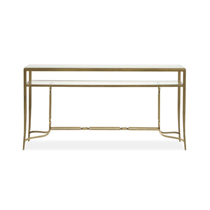 Lorena Burnished Brass Rectangular Cocktail Table