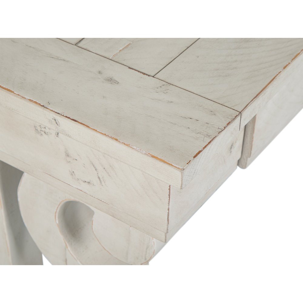 Bronwyn Alabaster Rectangular Sofa Table