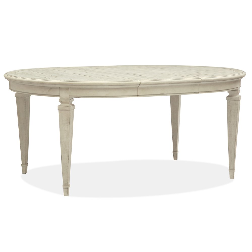 Newport Alabaster Extendable Round Dining Table