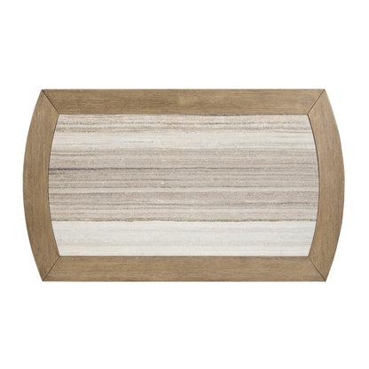 Bradford Riverbed Beige Rectangular Cocktail Table