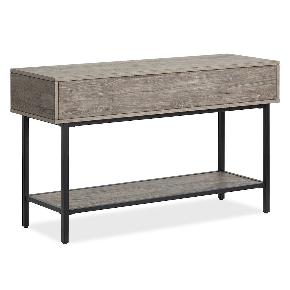 Fenwick Whitetail Brown And Smoke Glass Rectangular Sofa Table