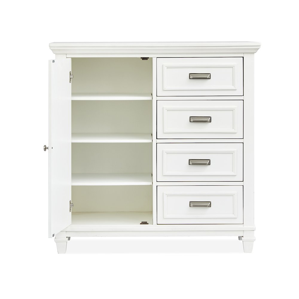 Charleston White Dove White Door Chest